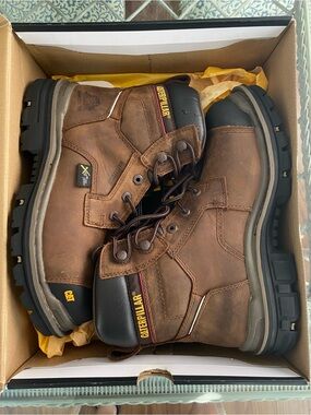 Caterpillar Men's Rasp 6" Waterproof Mg Composite Toe Boot 8.5